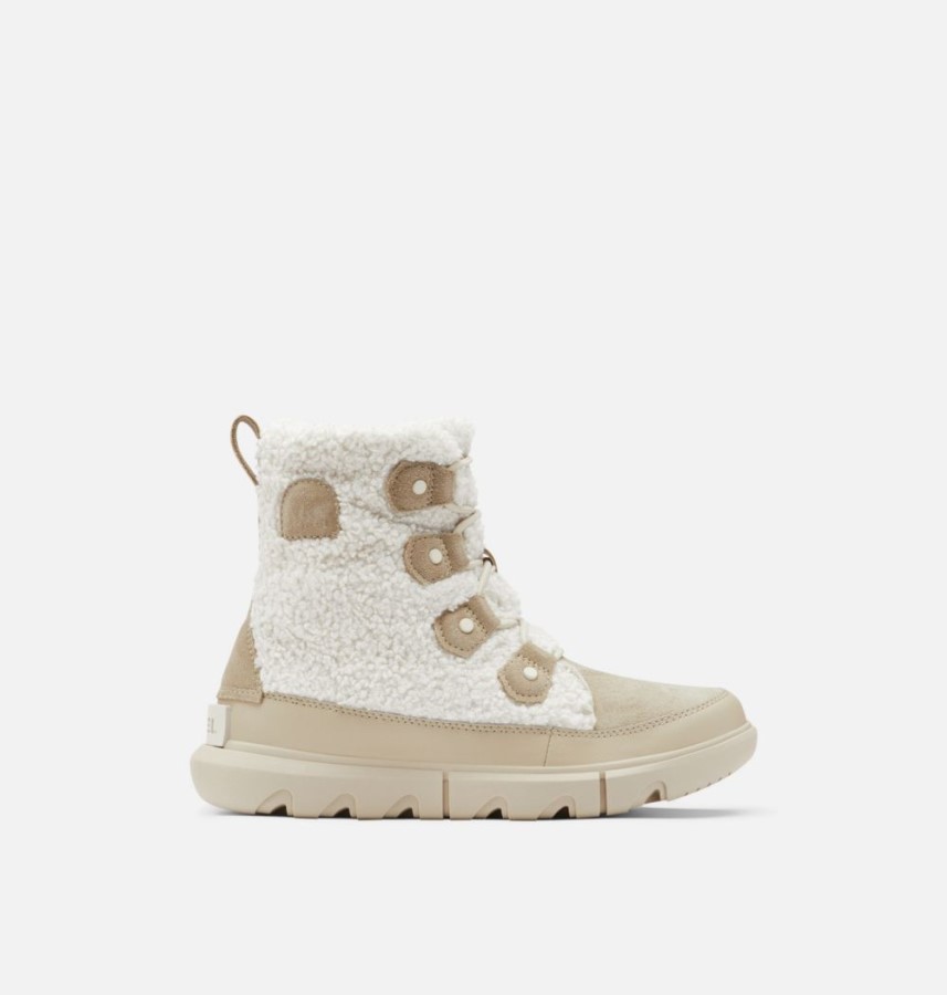 Sorel Australia Ancient Fossil-Sea Salt Women's Explorer Ii Joan Shearling Winter Boot