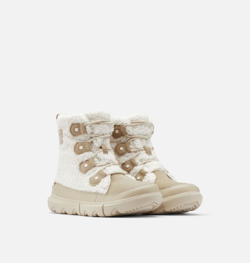 Sorel Australia Ancient Fossil-Sea Salt Women's Explorer Ii Joan Shearling Winter Boot