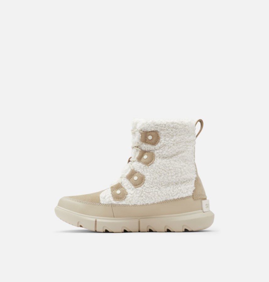 Sorel Australia Ancient Fossil-Sea Salt Women's Explorer Ii Joan Shearling Winter Boot