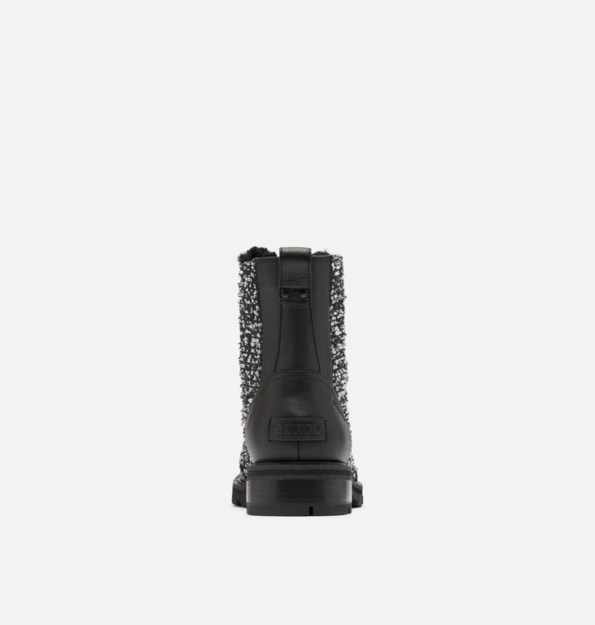 Sorel Australia Black-Black Women's Lennox Lace Cozy Bootie