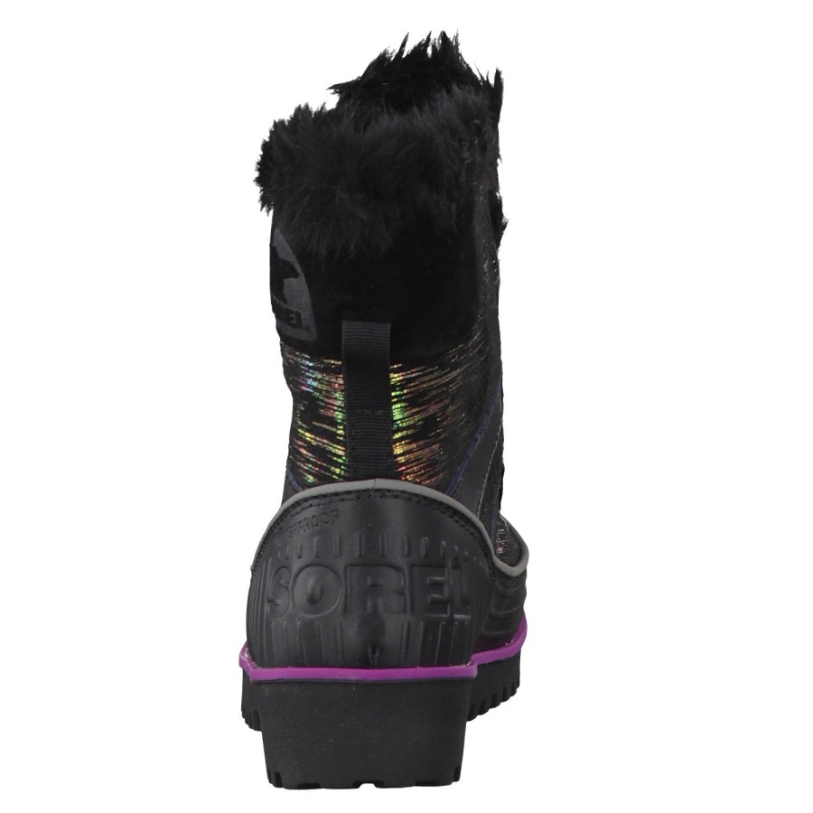 Sorel Australia Black Bright Plum Kids'Ren's Tivoli Ii-K