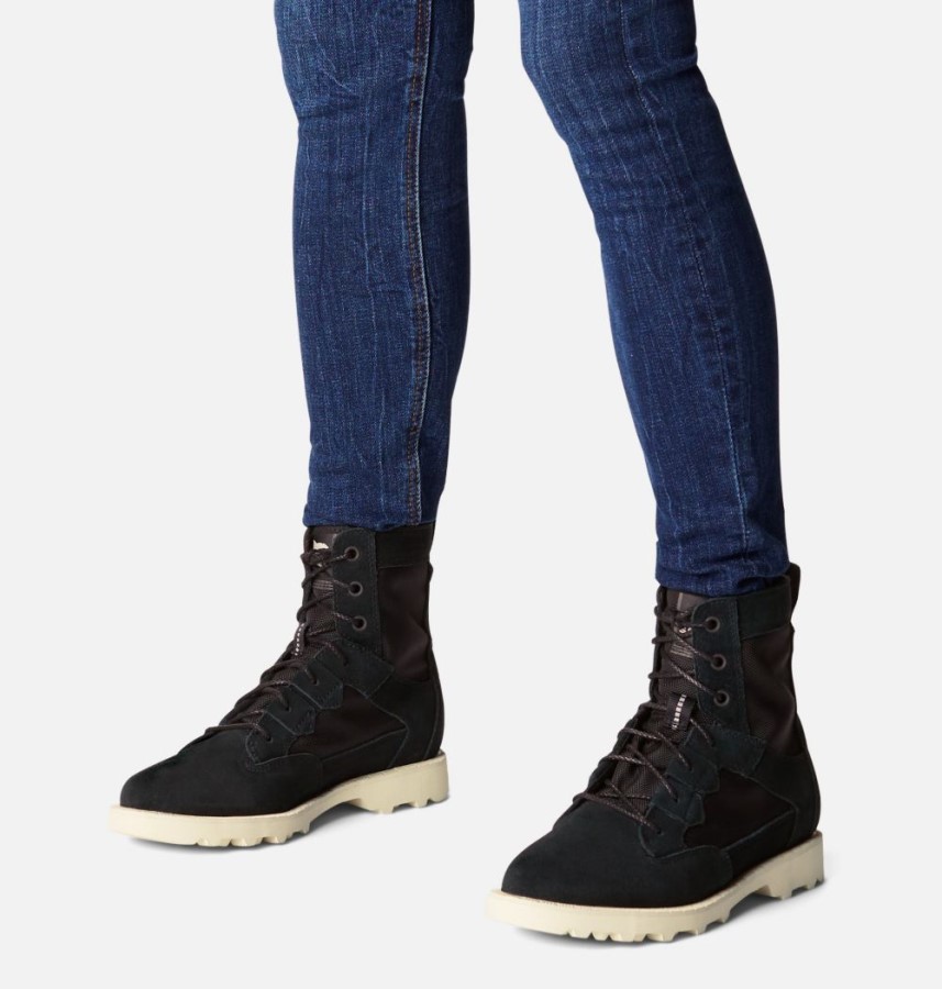 Sorel Australia Black-Chalk Women's Caribou Otm Bootie