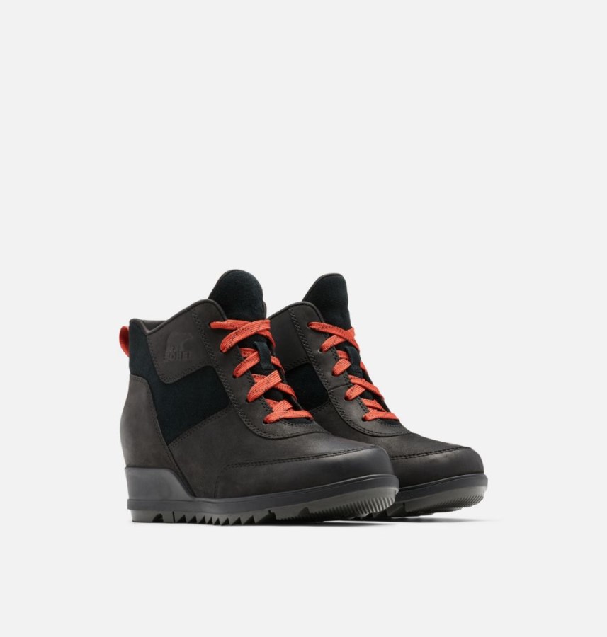 Sorel Australia Black-Jet Women's Evie Sport Lace Bootie