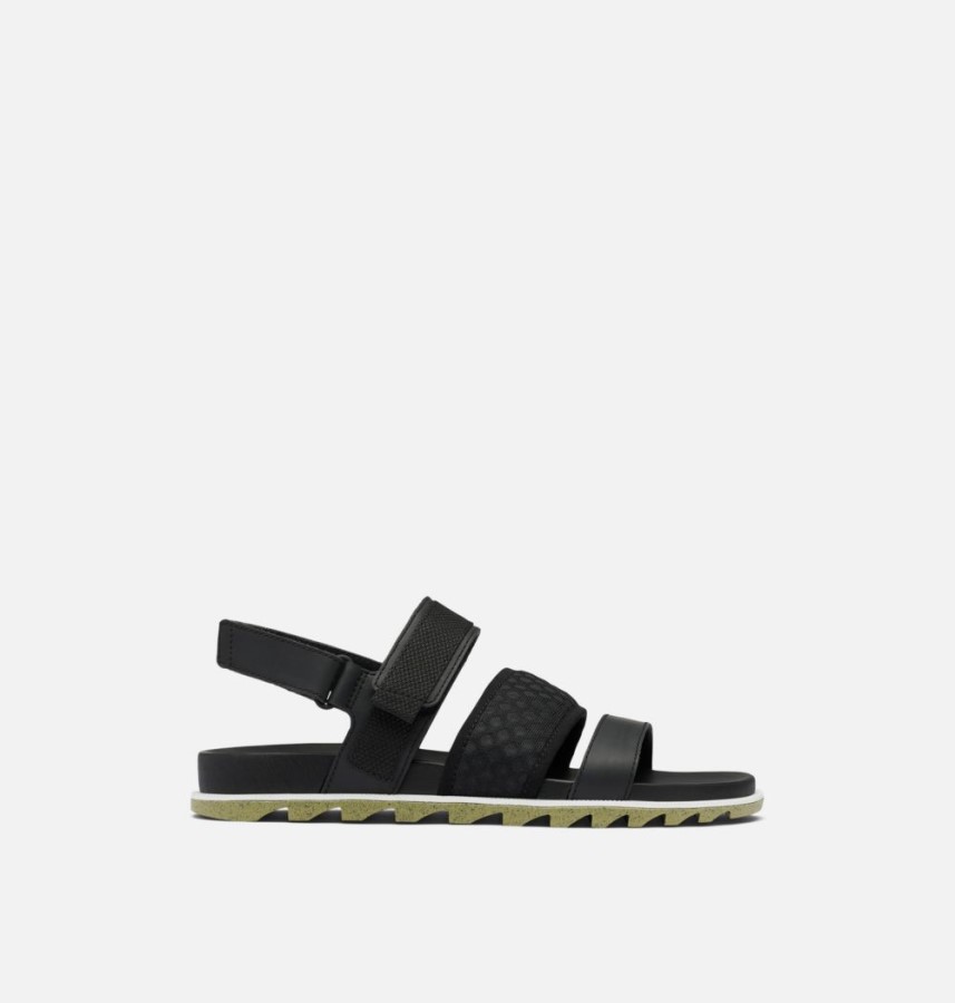 Sorel Australia Black-Olive Shade Women's Roaming Decon Slingback Flat Sandal