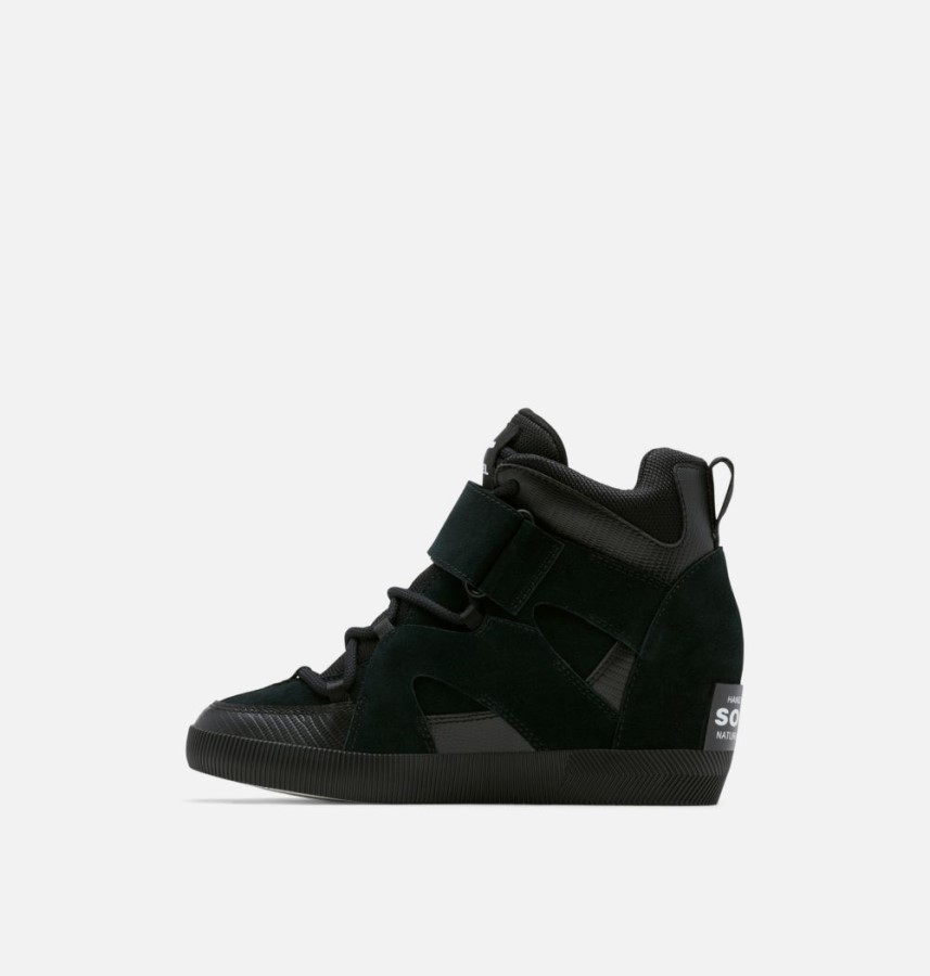 Sorel Australia Black-Sea Salt Women's Out N About Sport Wedge Bootie