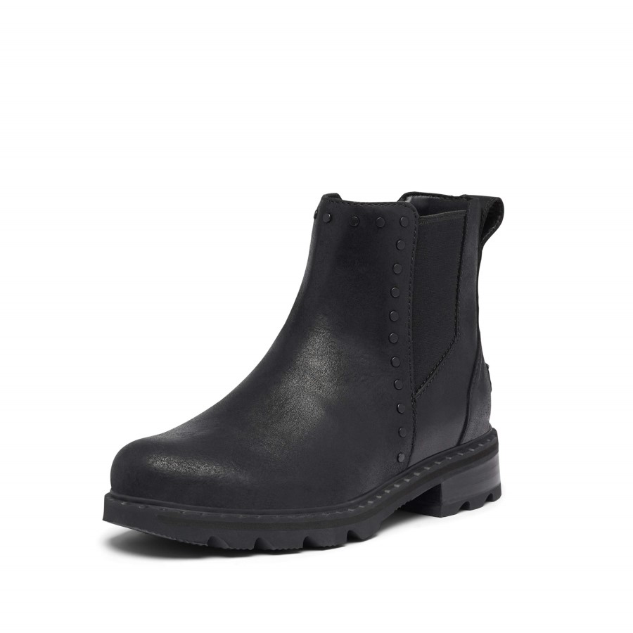 Sorel Australia Black Women's Lennox Chelsea Stud Boot Waterproof