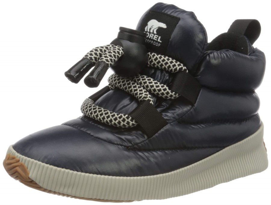 Sorel Australia Black Women's Out N About Puffy Lace Winter Boots