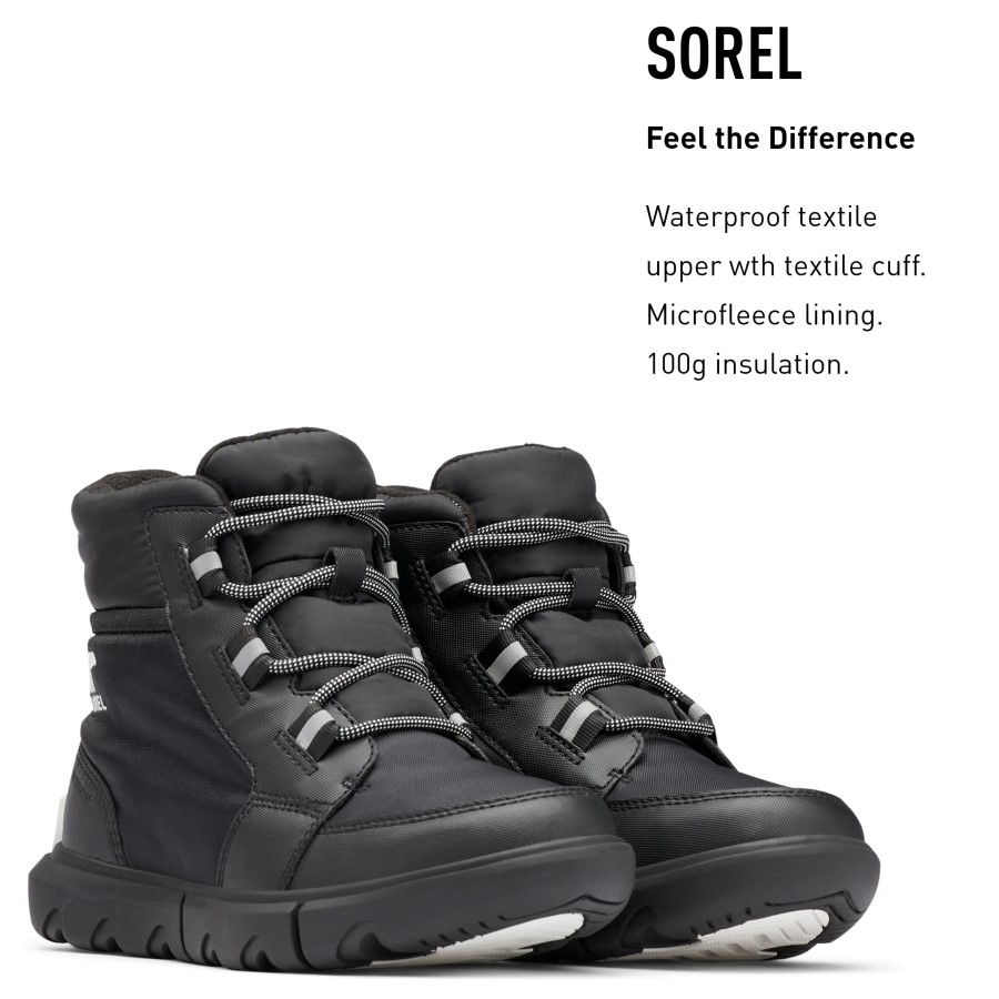Sorel Australia Black Women's Winter Boots Explorer Ii Carnival Sport Wp