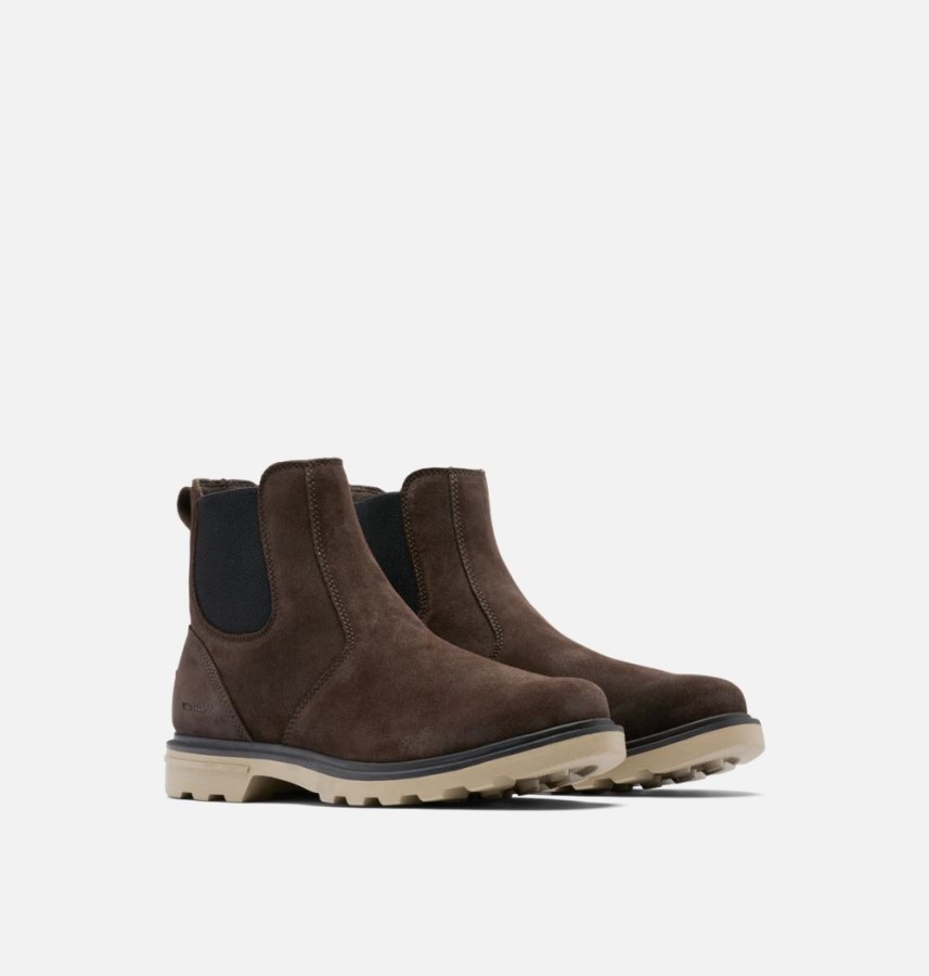 Sorel Australia Blackened Brown-Khaki Ii Men's Carson Chelsea Boot