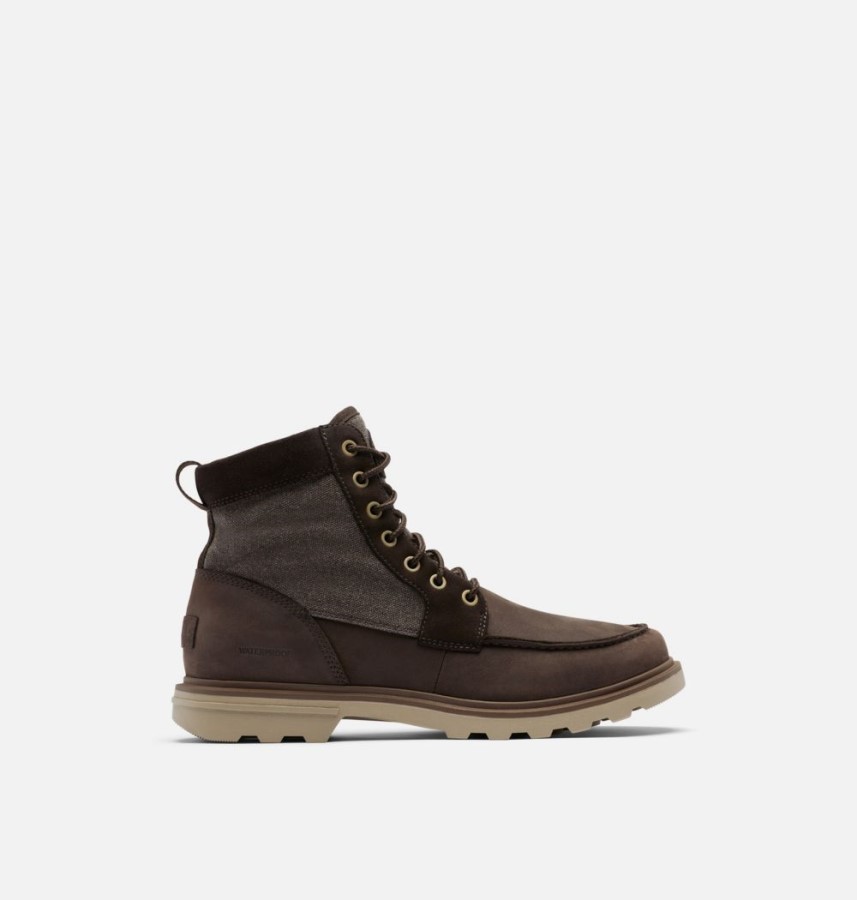 Sorel Australia Blackened Brown-Khaki Ii Men's Carson Moc Boot