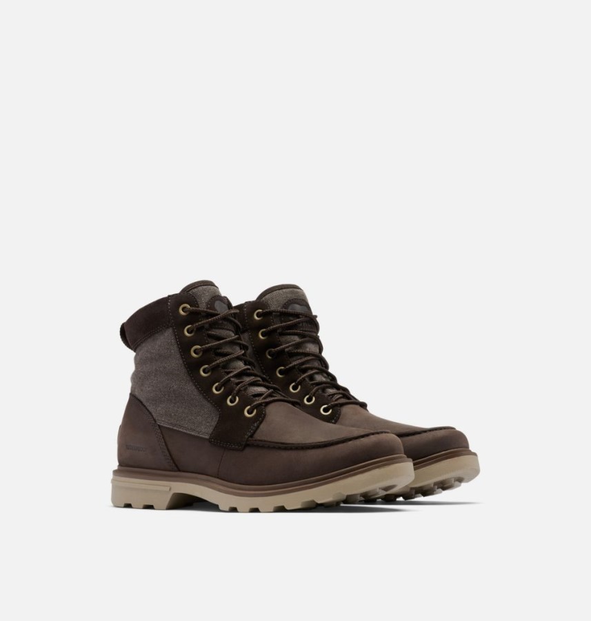 Sorel Australia Blackened Brown-Khaki Ii Men's Carson Moc Boot