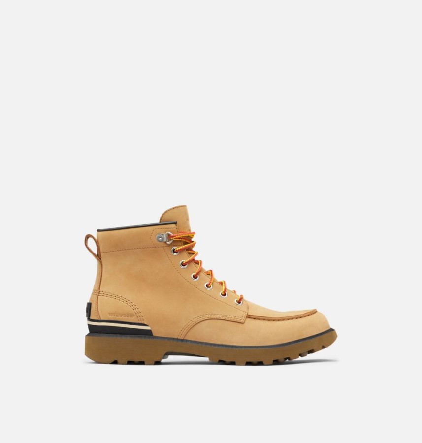Sorel Australia Buff-Black Men's Caribou Moc Boot