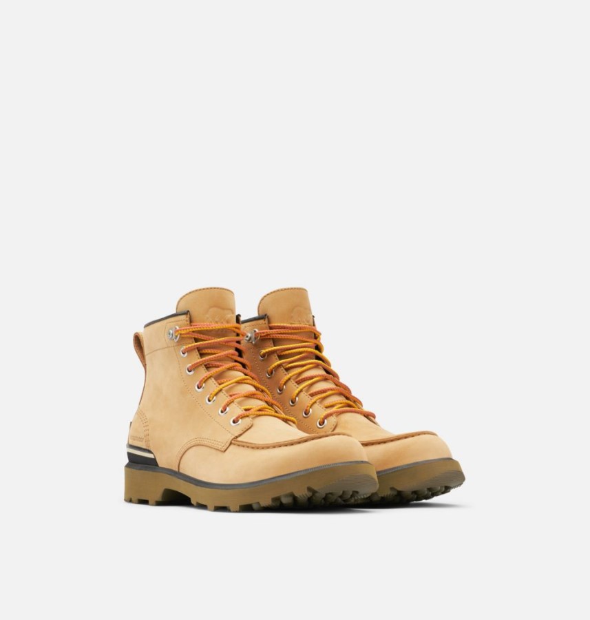Sorel Australia Buff-Black Men's Caribou Moc Boot