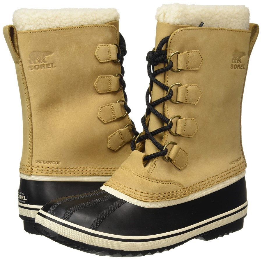Sorel Australia Buff Black Women's 1964 Pac 2 Wp Snow Boots