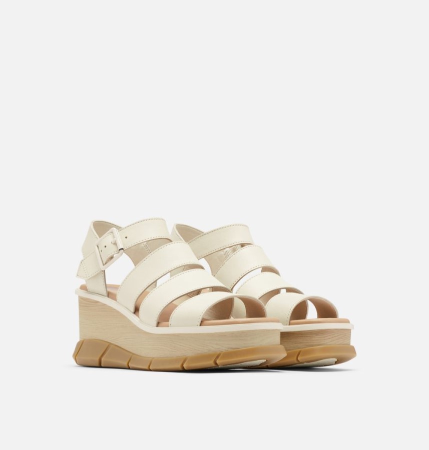 Sorel Australia Chalk-Gum 17 Women's Joanie Iii Ankle Strap Wedge Sandal