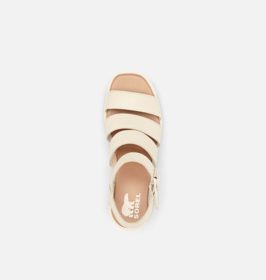 Sorel Australia Chalk-Gum 17 Women's Joanie Iii Ankle Strap Wedge Sandal