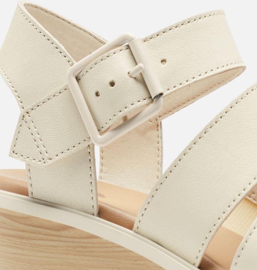 Sorel Australia Chalk-Gum 17 Women's Joanie Iii Ankle Strap Wedge Sandal