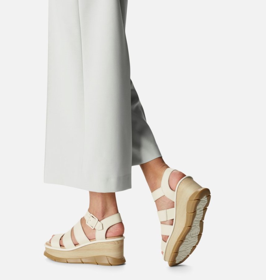 Sorel Australia Chalk-Gum 17 Women's Joanie Iii Ankle Strap Wedge Sandal