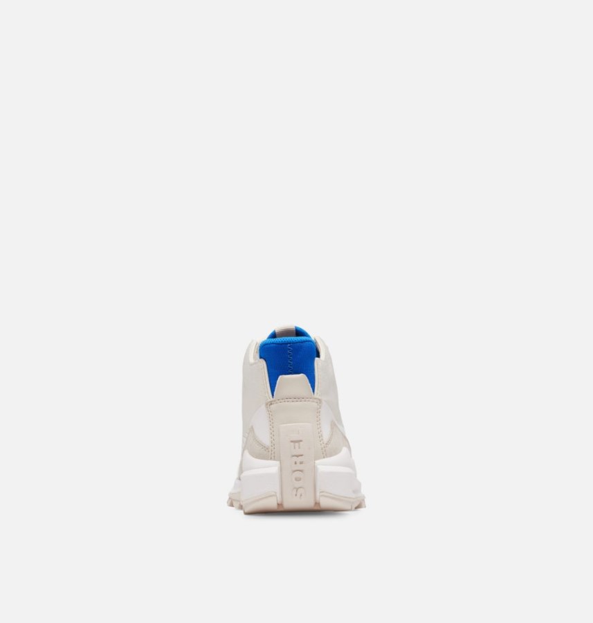 Sorel Australia Chalk-Hyper Blue Women's Ona 718 Mid Sneaker