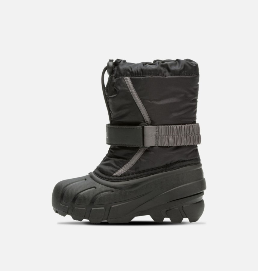Sorel Australia Children's Flurry Boot Black-City Grey