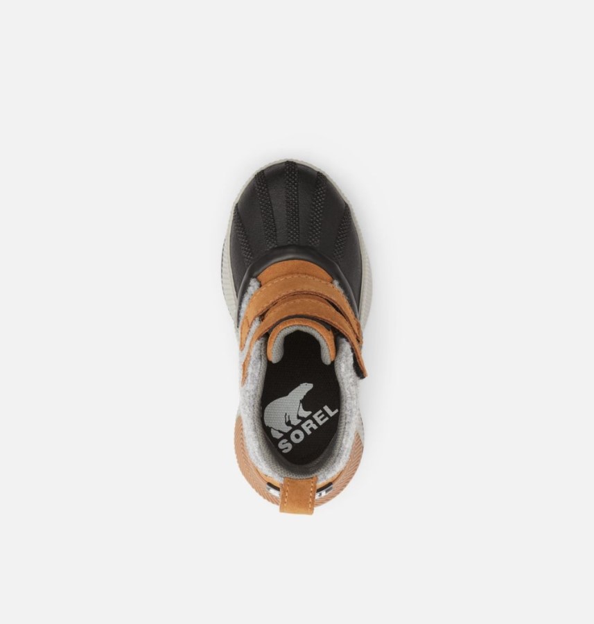 Sorel Australia Children's Out N About Classic Boot Camel Brown-Black