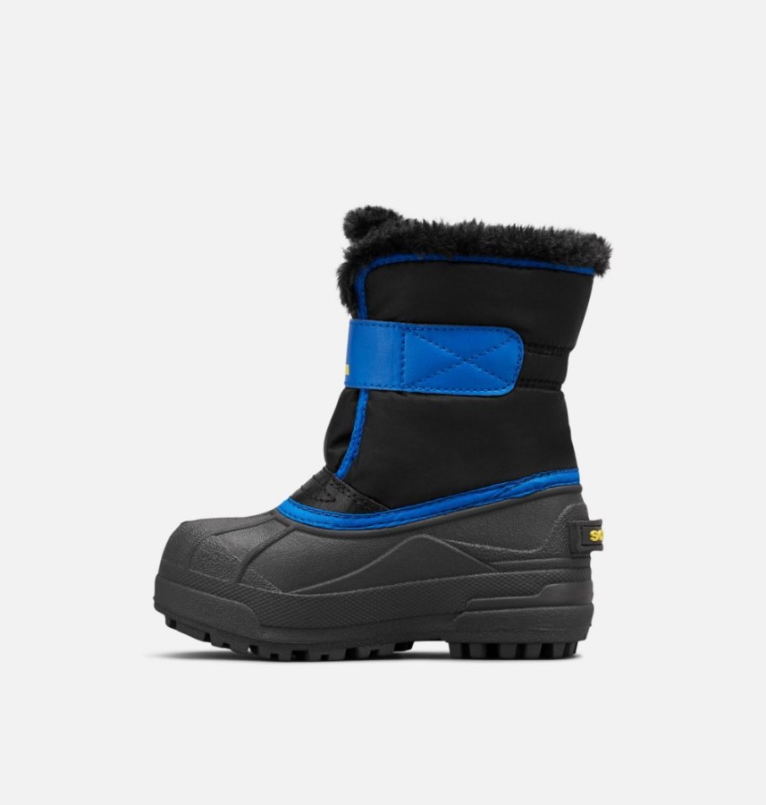 Sorel Australia Children's Snow Commander Boot Black-Super Blue