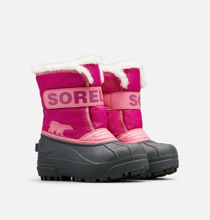 Sorel Australia Children's Snow Commander Boot Tropic Pink-Deep Blush