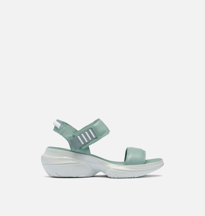 Sorel Australia Crushed Blue-Blue Hint Women's Explorer Blitz Stride Sandal