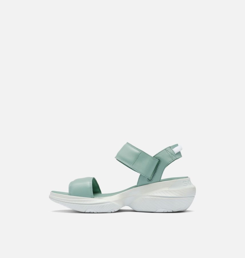 Sorel Australia Crushed Blue-Blue Hint Women's Explorer Blitz Stride Sandal
