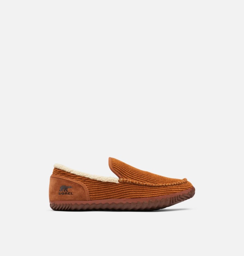 Sorel Australia Dark Amber-Burro Men's Dude Moc Slipper