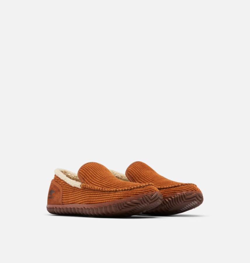 Sorel Australia Dark Amber-Burro Men's Dude Moc Slipper
