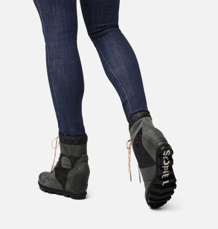 Sorel Australia Dark Slate Women's Lexie Wedge Boot