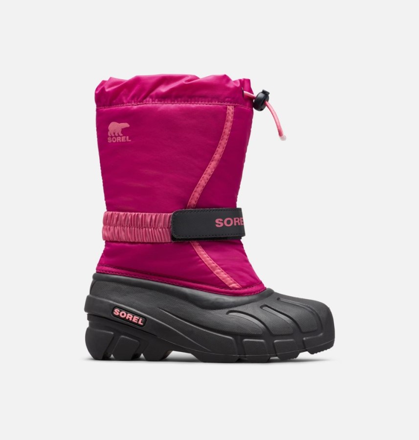 Sorel Australia Deep Blush-Tropic Pink Youth Flurry Boot