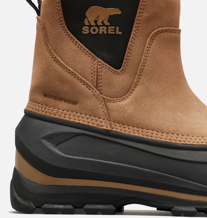 Sorel Australia Delta-Black Men's Buxton Pull On Waterproof Boot