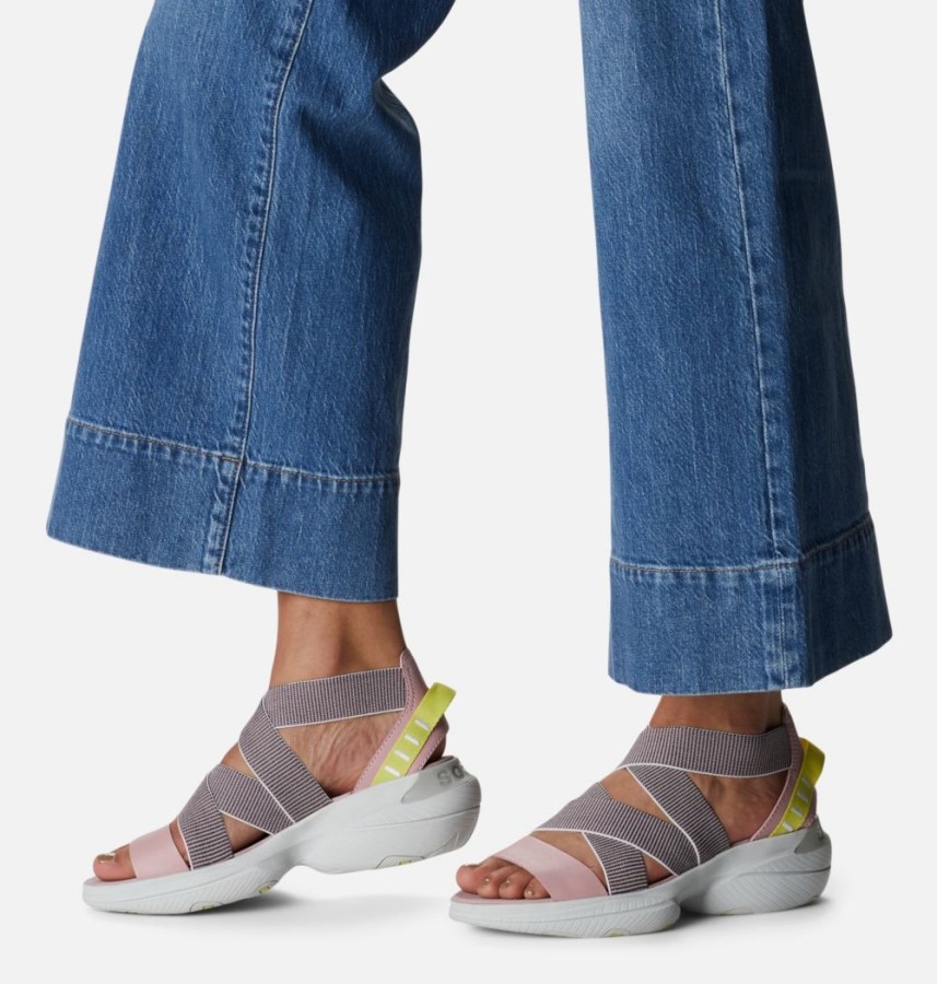 Sorel Australia Eraser Pink-Moonstone Women's Explorer Blitz Multistrap Sandal