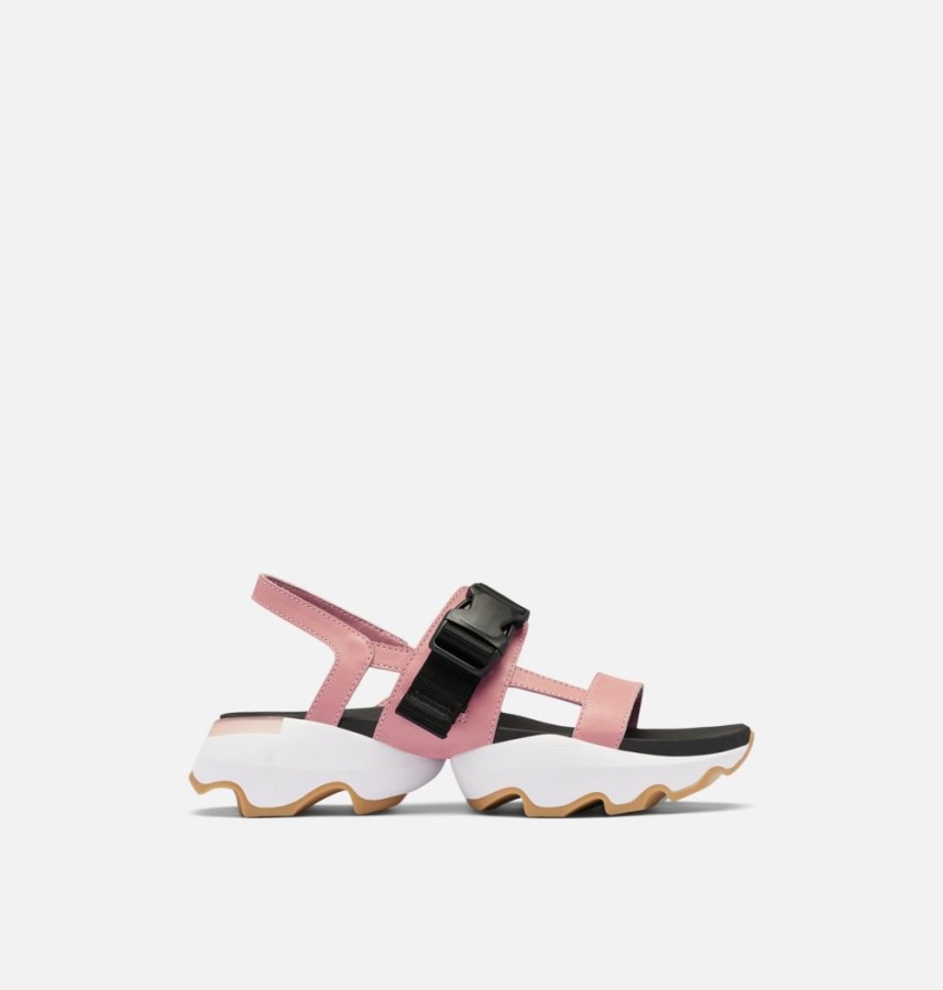 Sorel Australia Eraser Pink-White Women's Kinetic Impact Sling Sandal