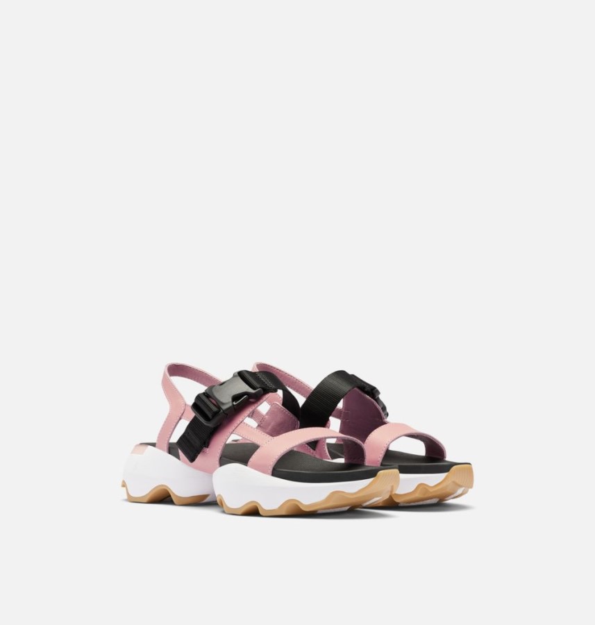 Sorel Australia Eraser Pink-White Women's Kinetic Impact Sling Sandal