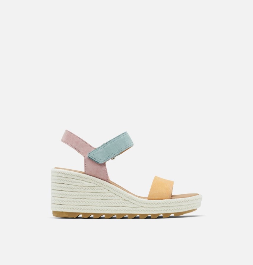 Sorel Australia Faded Spark-Sea Salt Women's Cameron Wedge Sandal