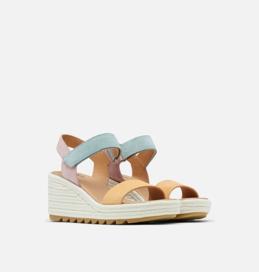 Sorel Australia Faded Spark-Sea Salt Women's Cameron Wedge Sandal