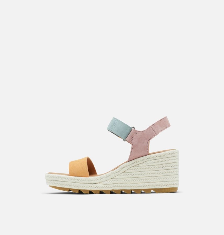 Sorel Australia Faded Spark-Sea Salt Women's Cameron Wedge Sandal