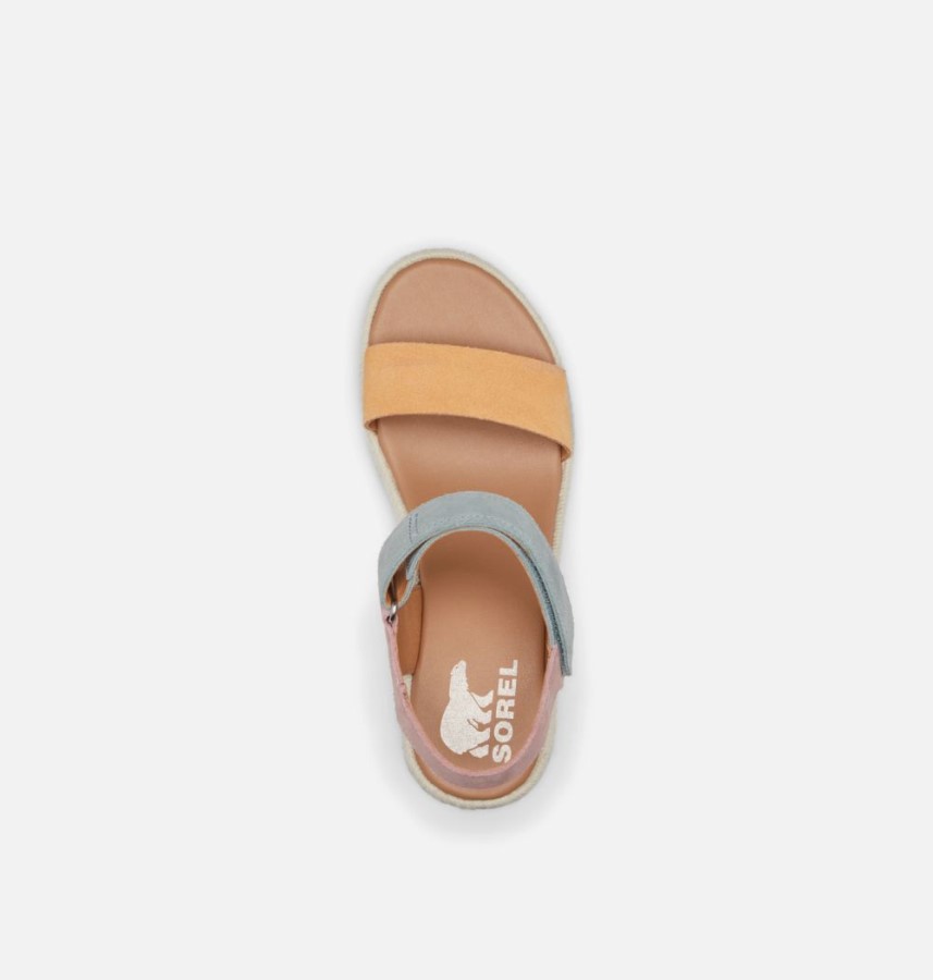 Sorel Australia Faded Spark-Sea Salt Women's Cameron Wedge Sandal