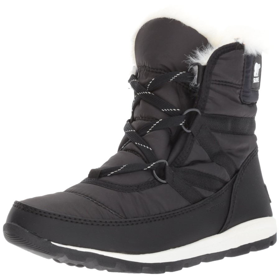 Sorel Australia Girl's Whitney Short Lace' Boots Black