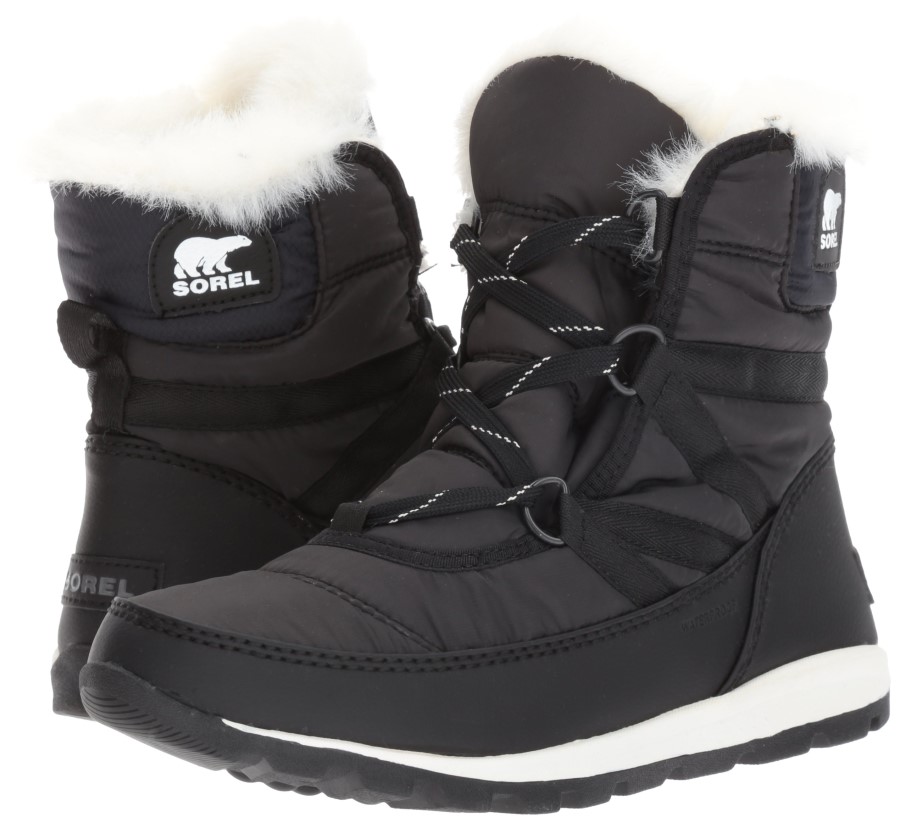 Sorel Australia Girl's Whitney Short Lace' Boots Black