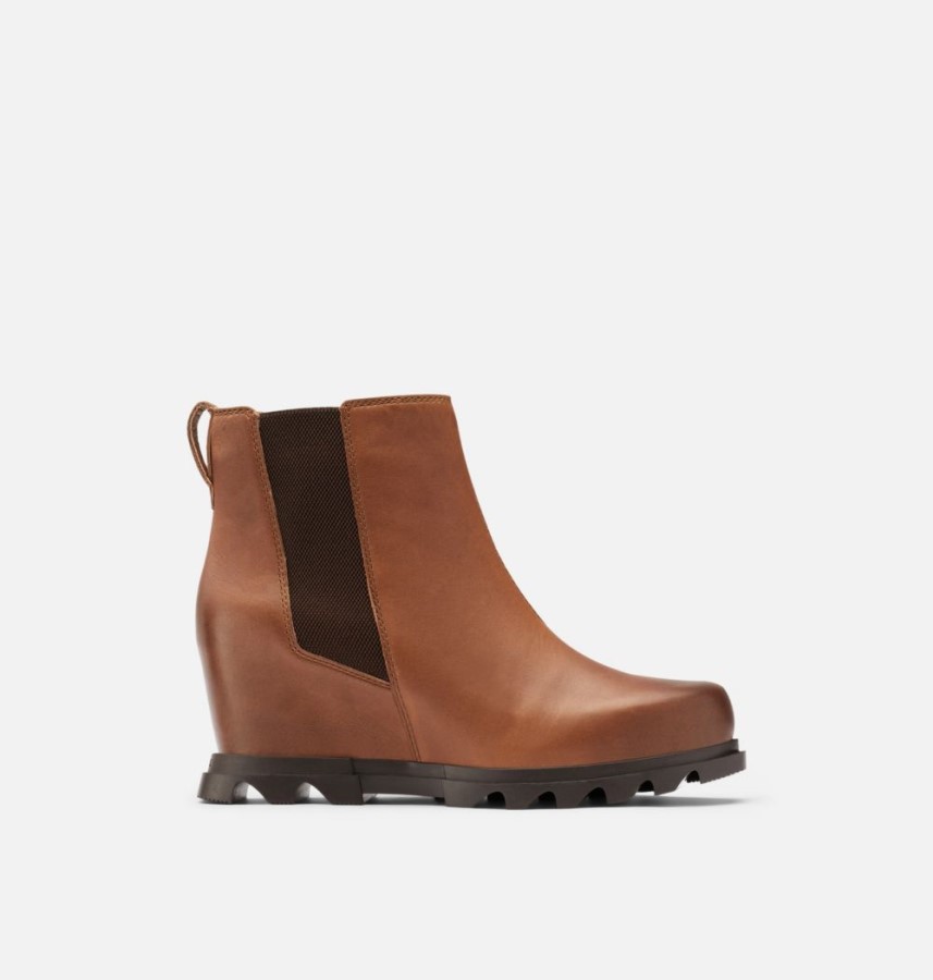 Sorel Australia Hazelnut-Blackened Brown Women's Joan Of Arctic Wedge Iii Chelsea Bootie