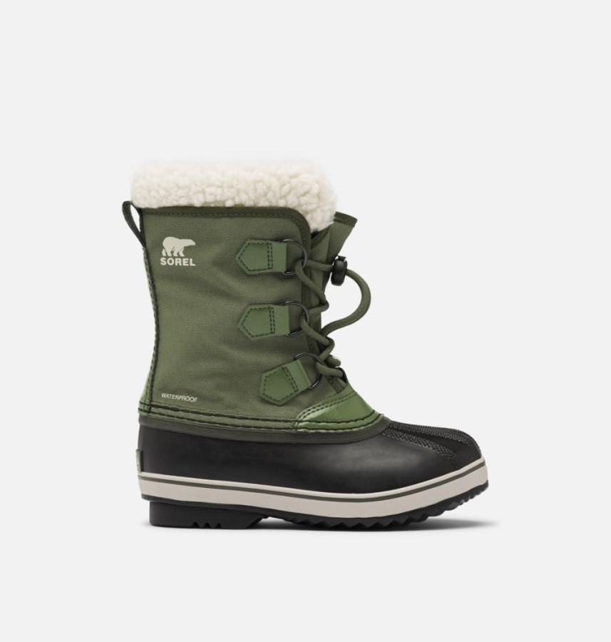 Sorel Australia Hiker Green Youth Yoot Pac Nylon Boot