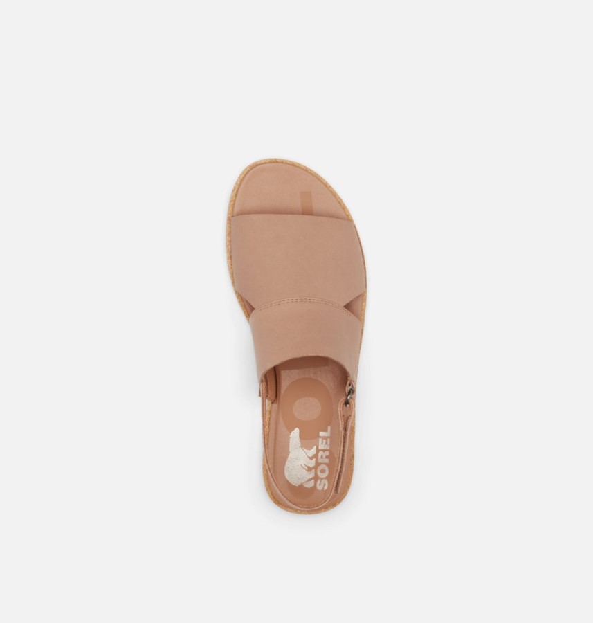Sorel Australia Honest Beige-Sea Salt Women's Ella Ii Slingback Sandal