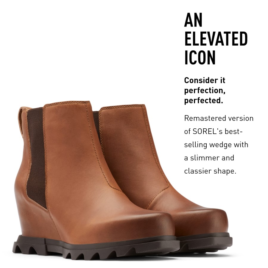 Sorel Australia Joan Of Arctic Wedge Iii Chelsea Dark Moss-Black