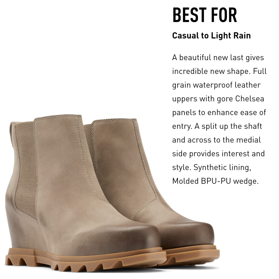 Sorel Australia Khaki Ii-Black Women's Joan Of Arctic Wedge Iii Chelsea Boot