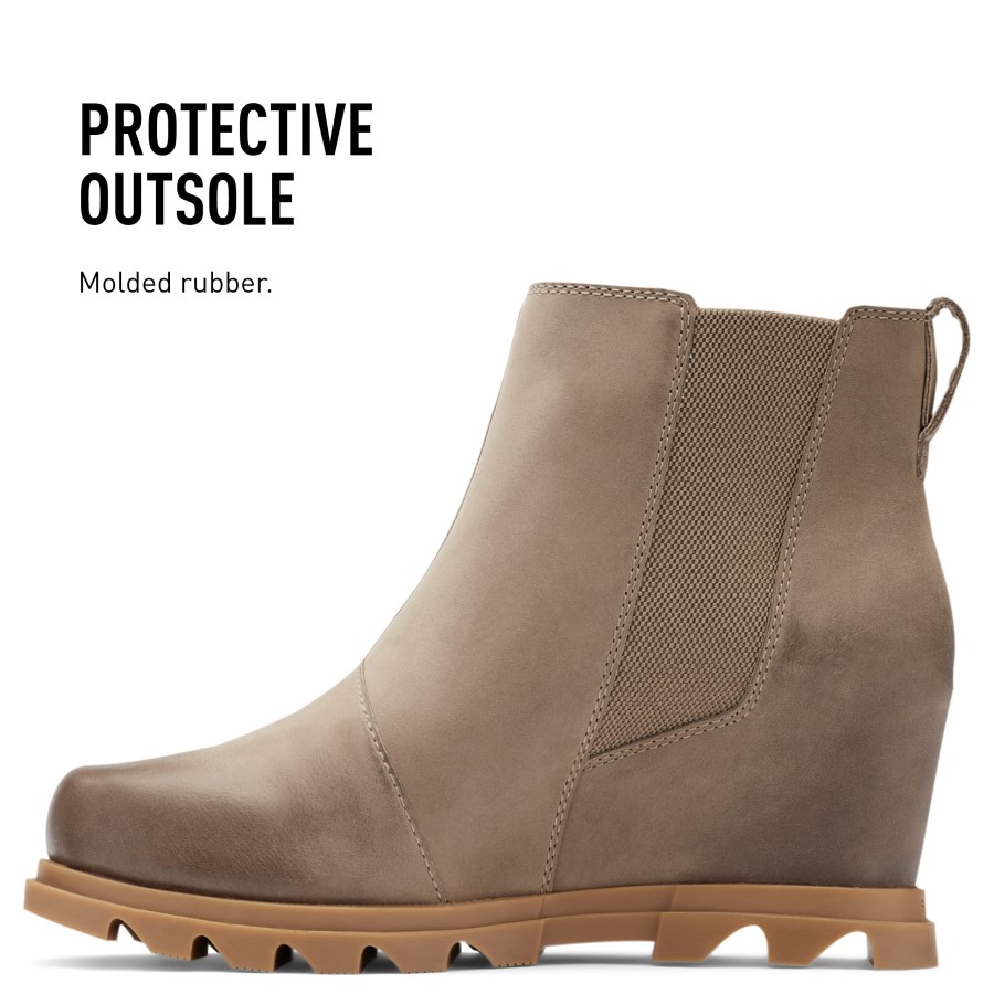 Sorel Australia Khaki Ii-Black Women's Joan Of Arctic Wedge Iii Chelsea Boot