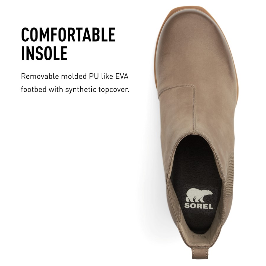 Sorel Australia Khaki Ii-Black Women's Joan Of Arctic Wedge Iii Chelsea Boot